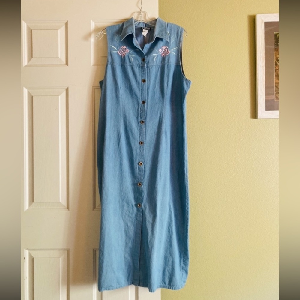 Whirlaway Frocks Blue Denim Dress
